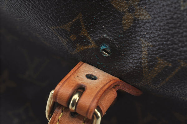 Authentic Louis Vuitton Monogram Bucket PM Shoulder Tote Bag M42238 Junk 3273J