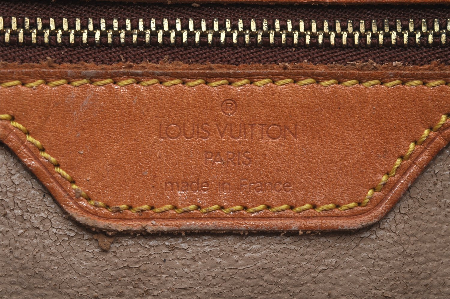 Authentic Louis Vuitton Monogram Bucket PM Shoulder Tote Bag M42238 Junk 3273J