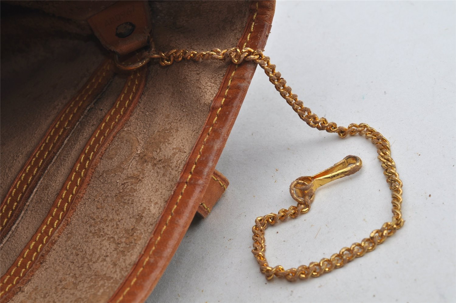 Authentic Louis Vuitton Monogram Bucket PM Shoulder Tote Bag M42238 Junk 3273J