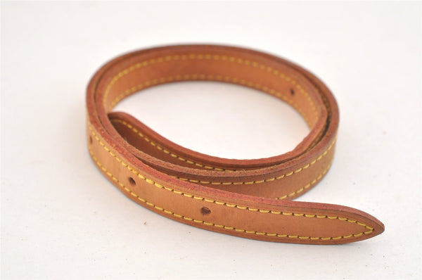 Authentic Louis Vuitton Leather Shoulder Strap For Bucket PM 27.6" Beige 3274K