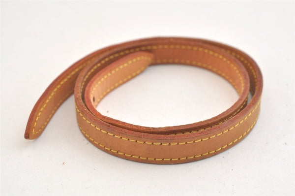 Authentic Louis Vuitton Leather Shoulder Strap For Bucket PM 27.6" Beige 3274K