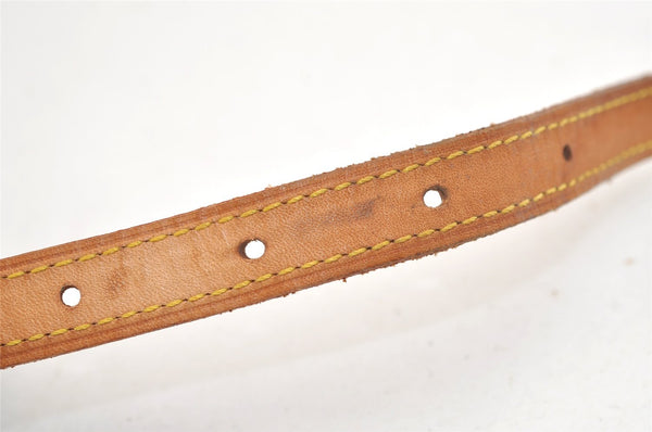 Authentic Louis Vuitton Leather Shoulder Strap For Bucket PM 27.6" Beige 3274K