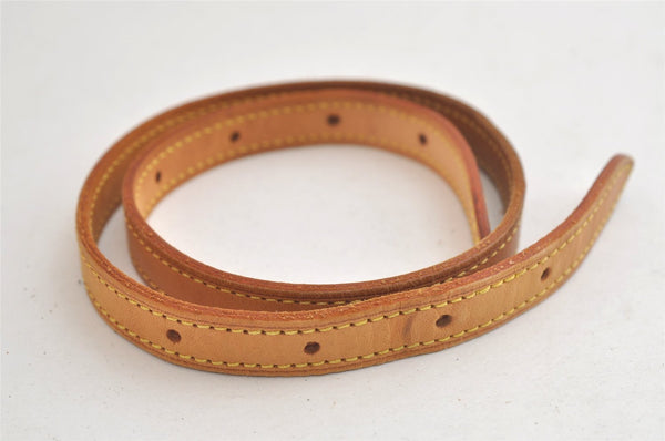 Authentic Louis Vuitton Leather Shoulder Strap For Bucket PM 27.6" Beige 3274K