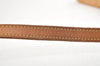 Authentic Louis Vuitton Leather Shoulder Strap For Bucket PM 27.6" Beige 3274K