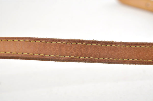 Authentic Louis Vuitton Leather Shoulder Strap For Bucket PM 27.6" Beige 3274K