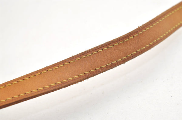 Authentic Louis Vuitton Leather Shoulder Strap For Bucket PM 27.6" Beige 3274K
