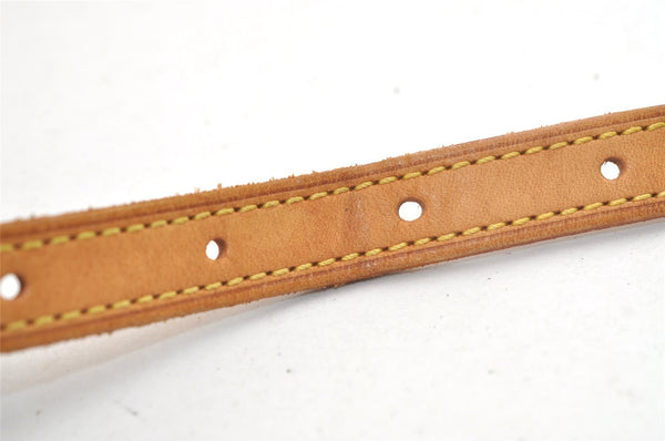 Authentic Louis Vuitton Leather Shoulder Strap For Bucket PM 27.6" Beige 3274K