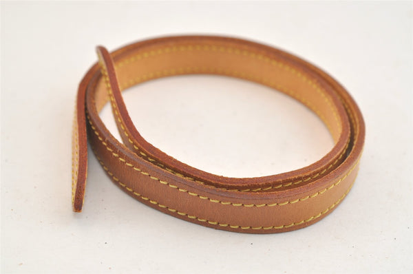 Authentic Louis Vuitton Leather Shoulder Strap For Bucket PM 27.6" Beige 3275K