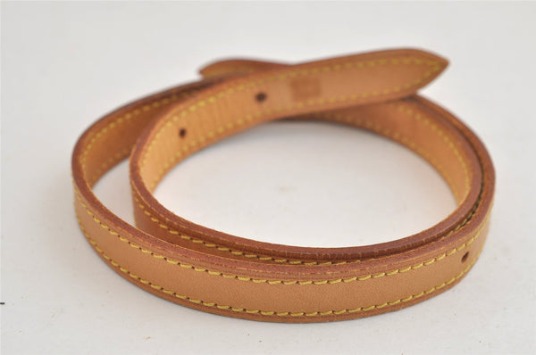 Authentic Louis Vuitton Leather Shoulder Strap For Bucket PM 27.6" Beige 3275K