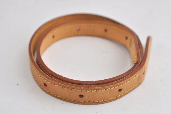 Authentic Louis Vuitton Leather Shoulder Strap For Bucket PM 27.6" Beige 3275K