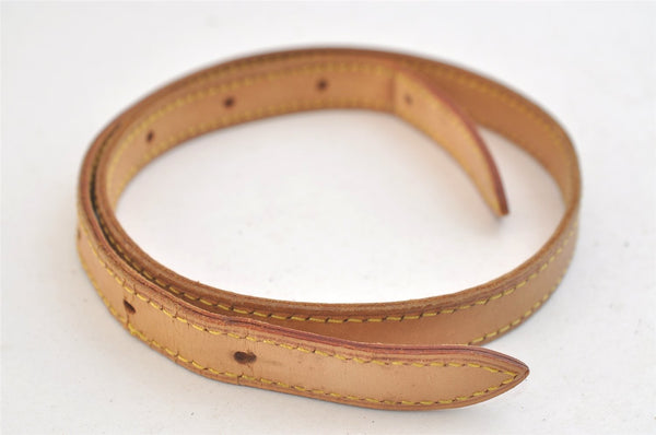 Authentic Louis Vuitton Leather Shoulder Strap For Bucket PM 27.6" Beige 3275K