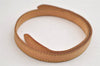Authentic Louis Vuitton Leather Shoulder Strap For Bucket PM 27.6" Beige 3275K