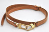 Authentic Louis Vuitton Leather Shoulder Strap Beige 40.7-47.8" LV 3276K