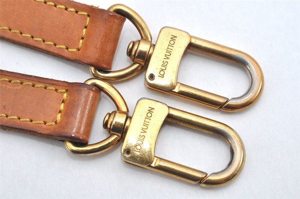 Authentic Louis Vuitton Leather Shoulder Strap Beige 40.7-47.8" LV 3276K