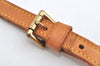 Authentic Louis Vuitton Leather Shoulder Strap Beige 40.7-47.8" LV 3276K
