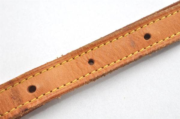 Authentic Louis Vuitton Leather Shoulder Strap Beige 40.7-47.8" LV 3276K