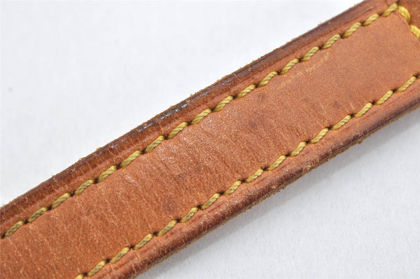 Authentic Louis Vuitton Leather Shoulder Strap Beige 40.7-47.8" LV 3276K