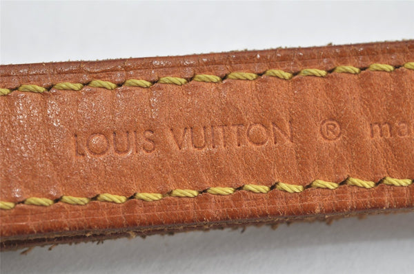 Authentic Louis Vuitton Leather Shoulder Strap Beige 40.7-47.8" LV 3276K