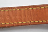 Authentic Louis Vuitton Leather Shoulder Strap Beige 40.7-47.8" LV 3276K