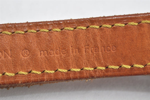 Authentic Louis Vuitton Leather Shoulder Strap Beige 40.7-47.8" LV 3276K