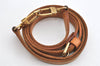 Authentic Louis Vuitton Leather Shoulder Strap Beige 40.7-47.8" LV 3276K