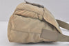 Authentic PRADA Nylon Tessuto Leather Shoulder Cross Body Bag Beige 3277K