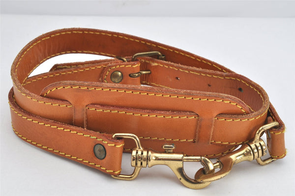 Authentic Louis Vuitton Leather Shoulder Strap Beige 38-42.9" LV 3278K
