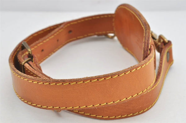 Authentic Louis Vuitton Leather Shoulder Strap Beige 38-42.9" LV 3278K