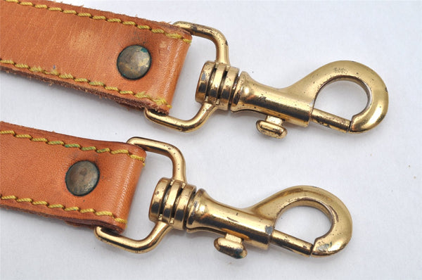 Authentic Louis Vuitton Leather Shoulder Strap Beige 38-42.9" LV 3278K