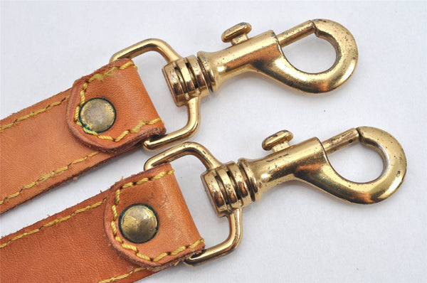 Authentic Louis Vuitton Leather Shoulder Strap Beige 38-42.9" LV 3278K