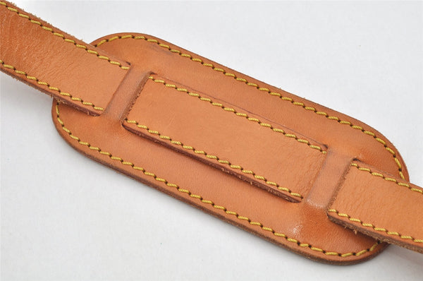 Authentic Louis Vuitton Leather Shoulder Strap Beige 38-42.9" LV 3278K
