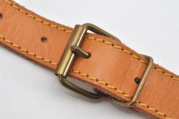 Authentic Louis Vuitton Leather Shoulder Strap Beige 38-42.9" LV 3278K