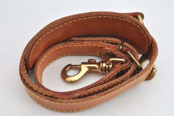 Authentic Louis Vuitton Leather Shoulder Strap Beige 38-42.9" LV 3278K