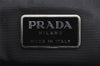 Authentic PRADA Nylon Tessuto Plastic Tote Hand Bag Purse Khaki Green 3279I