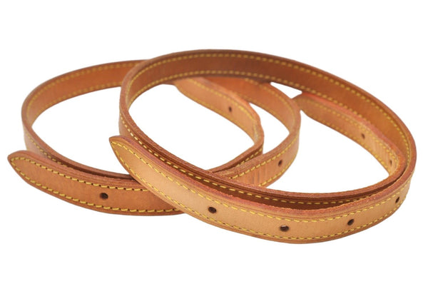 Authentic Louis Vuitton Leather Shoulder Strap For Bucket PM 27.6" Beige 3279K