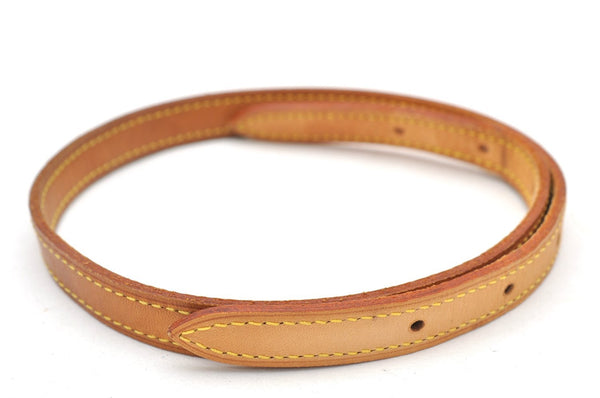 Authentic Louis Vuitton Leather Shoulder Strap For Bucket PM 27.6" Beige 3279K