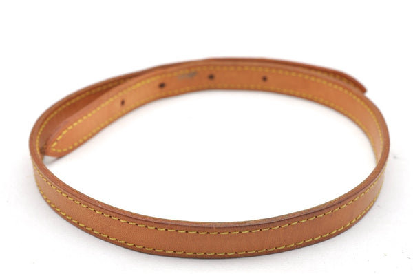 Authentic Louis Vuitton Leather Shoulder Strap For Bucket PM 27.6" Beige 3279K