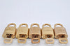 Authentic Louis Vuitton Padlock & Keys 10Set LV 3282K