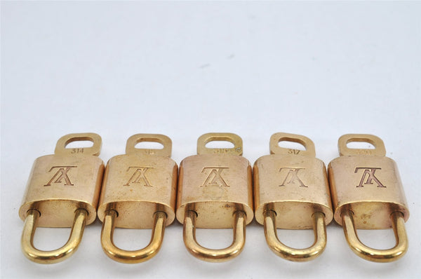 Authentic Louis Vuitton Padlock & Keys 10Set LV 3282K