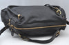 Authentic Chloe Paraty Large 2Way Shoulder Tote Bag Leather Black 3283J