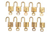 Authentic Louis Vuitton Padlock & Keys 10Set LV 3283K