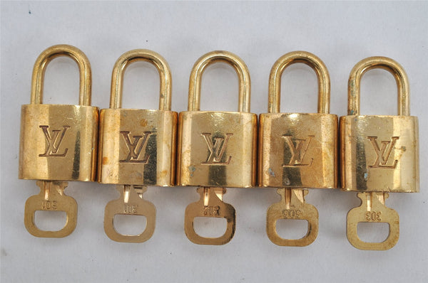 Authentic Louis Vuitton Padlock & Keys 10Set LV 3283K