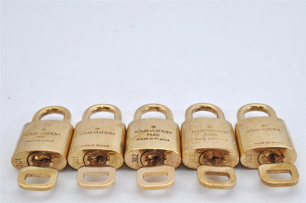 Authentic Louis Vuitton Padlock & Keys 10Set LV 3283K