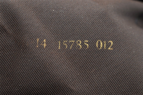 Authentic FENDI Zucca Vintage Shoulder Tote Bag Nylon Leather Brown 3284I