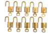 Authentic Louis Vuitton Padlock & Keys 10Set LV 3284K