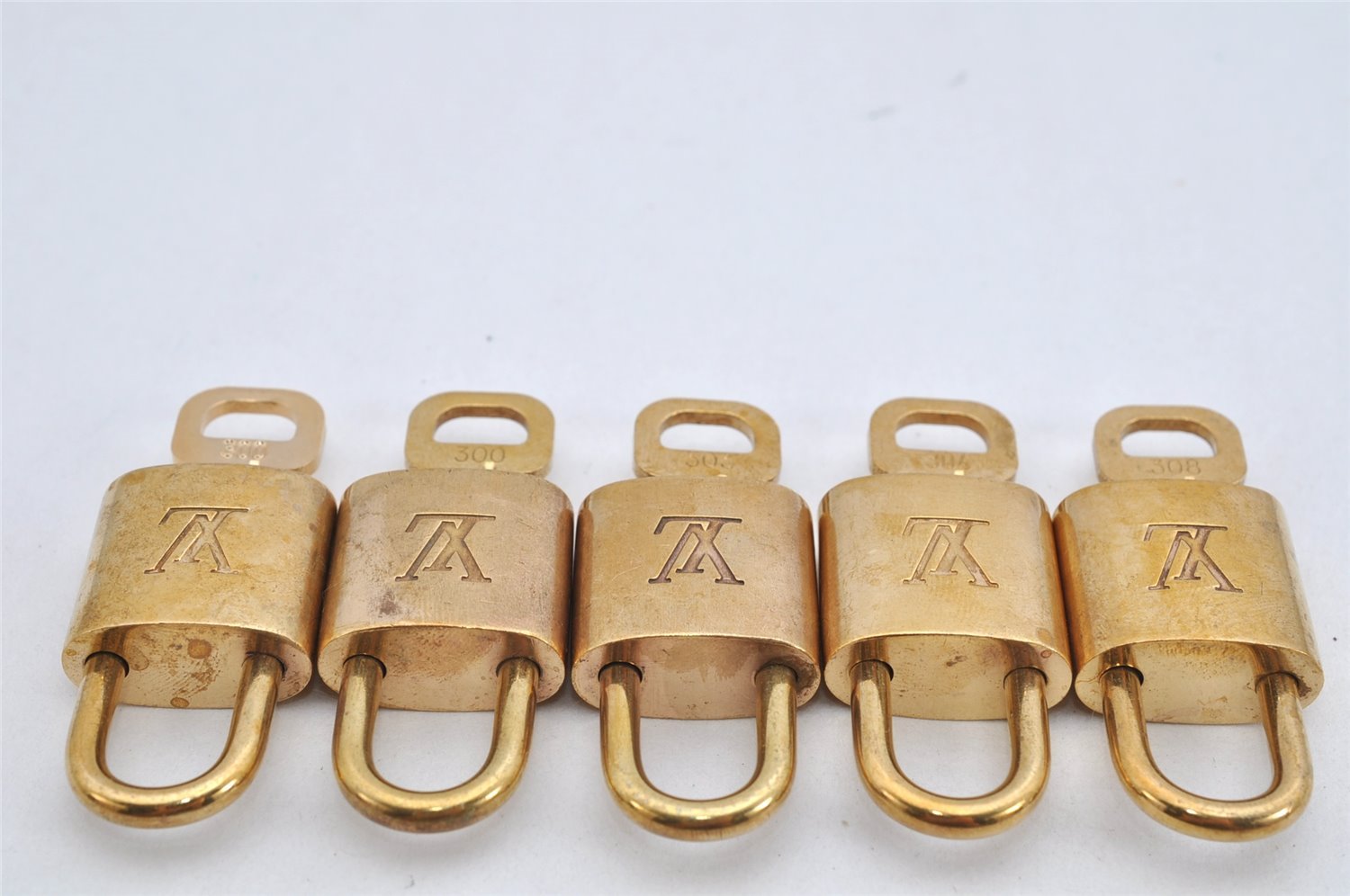 Authentic Louis Vuitton Padlock & Keys 10Set LV 3284K