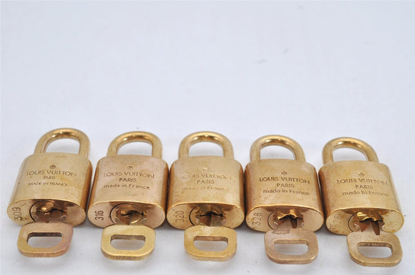 Authentic Louis Vuitton Padlock & Keys 10Set LV 3284K