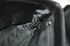 Authentic GUCCI Vintage Waist Body Bag Purse GG Canvas Leather 92543 Black 3285I