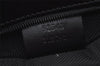 Authentic GUCCI Vintage Waist Body Bag Purse GG Canvas Leather 92543 Black 3285I