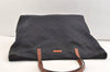 Authentic GUCCI Shoulder Tote Bag GG Nylon Leather 295252 Navy Junk 3285K